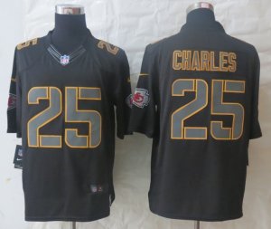 Nike Kansas City Chiefs #25 Charles Black Jerseys(Impact Limited)