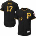 Men's Majestic Pittsburgh Pirates #17 Matt Joyce Black Flexbase Authentic Collection MLB Jersey