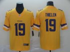 Nike Vikings #19 Adam Thielen Gold Inverted Legend Limited Jersey