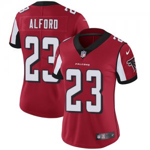 Nike Falcons #23 Robert Alford Red Women Vapor Untouchable Limited Jersey