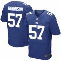 Men's Nike New York Giants #57 Keenan Robinson Elite Royal Blue Team Color NFL Jersey