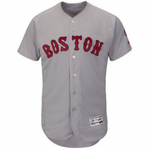 Men\'s Boston Red Sox Majestic Blank Gray Road Flexbase Authentic Collection Team Jersey