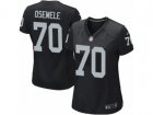 Women Nike Oakland Raiders #70 Kelechi Osemele Game Black Team Color NFL Jersey