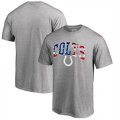 Indianapolis Colts Pro Line by Fanatics Branded Banner Wave T-Shirt Heathered Gray