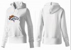Women Denver Broncos Logo Pullover Hoodie-122