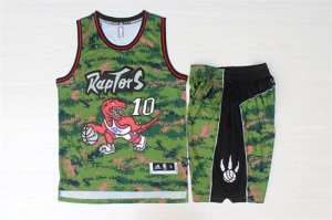 Toronto Raptors #10 DeMar DeRozan Camo Swingman Jersey(With Shorts)