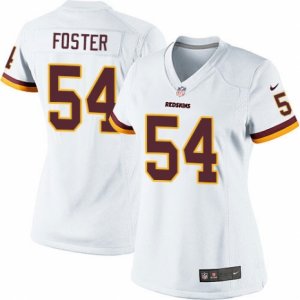 Womens Nike Washington Redskins #54 Mason Foster Limited White NFL Jersey