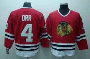 nhl chicago blackhawks #4 orr red [ccm]