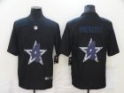 Nike Cowboys #4 Dak Prescott Black Shadow Logo Limited Jersey