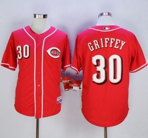 MLB Men Cincinnati Reds #30 Ken Griffey Red Cool Base Stitched Jersey