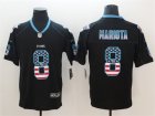 Nike Titans #8 Marcus Mariota Black USA Flag Fashion Color Rush Limited Jersey