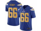 Mens Nike Los Angeles Chargers #66 Dan Feeney Limited Electric Blue Rush NFL Jersey