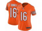 Women Nike Chicago Bears #16 Pat O'Donnell Vapor Untouchable Limited Orange Rush NFL Jersey