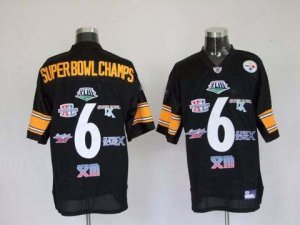 nfl pittsburgh steelers #6 superbowl champs black(6 times superb