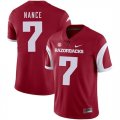 Arkansas Razorbacks 7 Jonathan Nance Red College Football Jersey