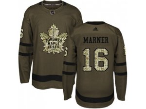 Youth Adidas Toronto Maple Leafs #16 Mitchell Marner Green Salute to Service Stitched NHL Jersey