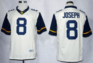 NCAA Virginia Mountaineers #8 Karl Joseph white Jerseys(game)