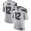 Men's Nike Seattle Seahawks 12th Fan Limited Gray Gridiron II NFL Jersey