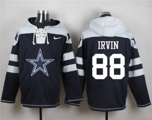 Nike Dallas Cowboys #88 Michael Irvin Navy Blue Player Pullover Hoodie