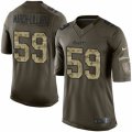 Mens Nike Kansas City Chiefs #59 Justin March-Lillard Limited Green Salute to Service NFL Jersey