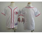 Youth mlb jerseys cincinnati reds blank white