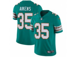 Nike Miami Dolphins #35 Walt Aikens Vapor Untouchable Limited Aqua Green Alternate NFL Jersey