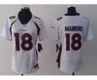 Nike women jerseys denver broncos #18 peyton manning white[new]