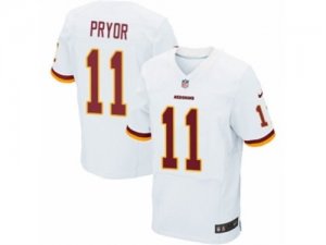 Mens Nike Washington Redskins #11 Terrelle Pryor Elite White NFL Jersey