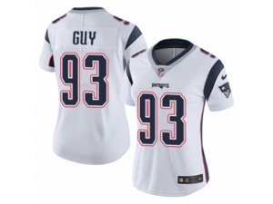 Women Nike New England Patriots #93 Lawrence Guy Vapor Untouchable Limited White NFL Jersey