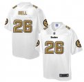 Nike Pittsburgh Steelers #26 Le'Veon Bell White Men NFL Pro Line Fashion Game Jersey