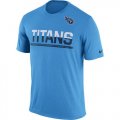 Mens Tennessee Titans Nike Practice Legend Performance T-Shirt Blue