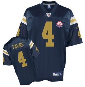 New York Jets #4 Brett Favre 50th Anniversary Blue