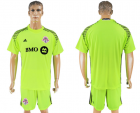 2017-18 Toronto FC Fluorescent Green Goalkeeper Soccer Jersey