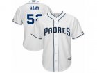 Youth San Diego Padres #52 Brad Hand Replica White Home Cool Base MLB Jersey