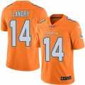 Youth Nike Miami Dolphins #14 Jarvis Landry Limited Orange Rush NFL Jersey