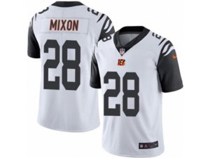 Nike Cincinnati Bengals #28 Joe Mixon Limited White Rush NFL Jersey