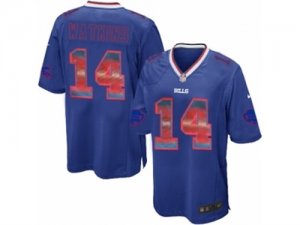 Mens Nike Buffalo Bills #14 Sammy Watkins Limited Royal Blue Strobe NFL Jersey