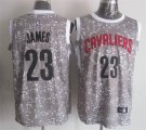 Cleveland Cavaliers # 23 LeBron James Gray City Luminous Jersey