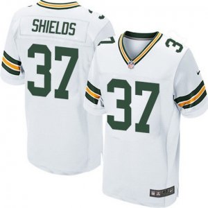 Nike Green Bay Packers #37 Sam Shields Elite white jersey