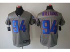 Nike NFL Buffalo Bills #94 Williams Grey Jerseys[Shadow Elite]