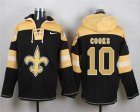 Nike New Orleans Saints #10 Brandin Cooks Black Player Pullover Hoodie