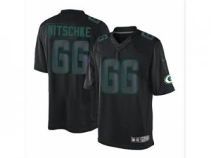 Nike jerseys green bay packers #66 ray nitschke black[Impact Limited]