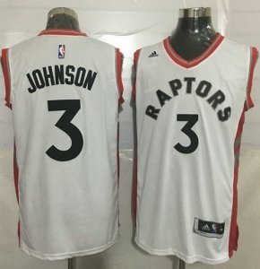 Toronto Raptors #3 James Johnson White Stitched NBA Jersey