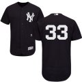 Men's Majestic New York Yankees #33 Greg Bird Navy Flexbase Authentic Collection MLB Jersey