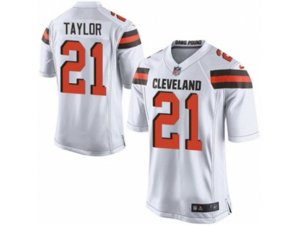 Nike Cleveland Browns #21 Jamar Taylor Game White NFL Jersey