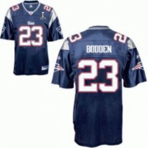 New England Patriots #23 Leigh Bodden 2012 Super Bowl XLVI blue