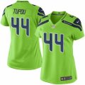 Women's Nike Seattle Seahawks #44 Tani Tupou Limited Green Rush NFL Jersey