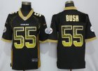 Nike Steelers #55 Devin Bush Black Drift Fashion Limited Jersey