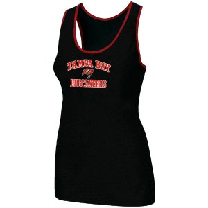 Nike Tampa Bay Buccaneers Heart & Soul Tri-Blend Racerback stretch Tank Top Black