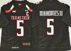 Texas Tech Red Raiders #5 Patrick Mahomes II Black C Patch College Football Jersey